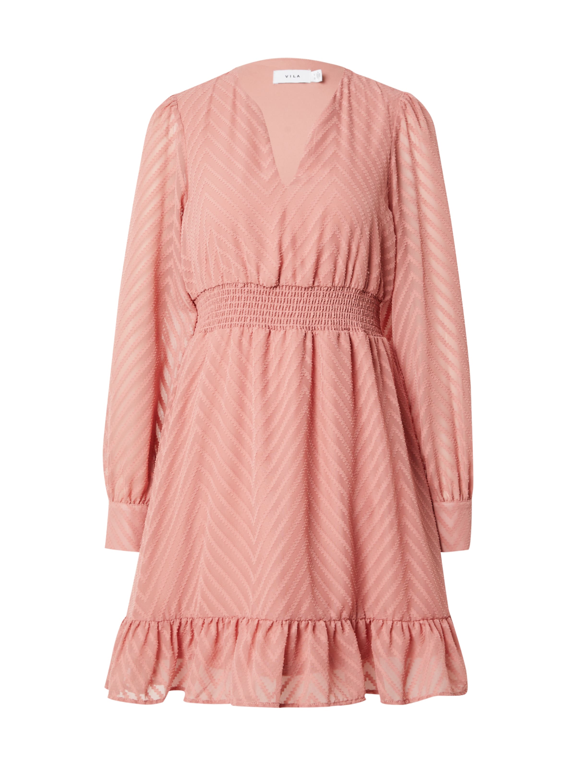VILA Платье 'BINE' в Ярко-розовый: спереди
