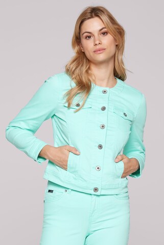 Soccx Jeansjacke JE:SSY in Blau: Vorderseite