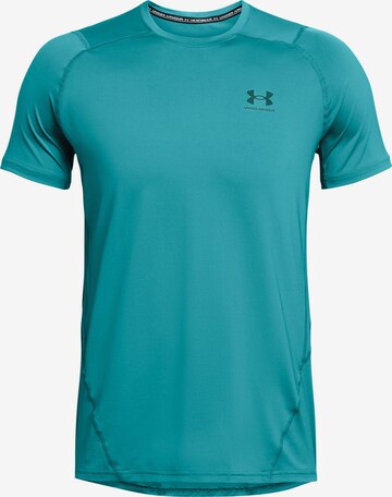 UNDER ARMOUR Performance Shirt 'Heatgear Fitted' in Blue: front