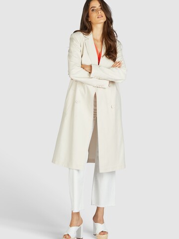 MARC AUREL Between-Seasons Coat in Beige