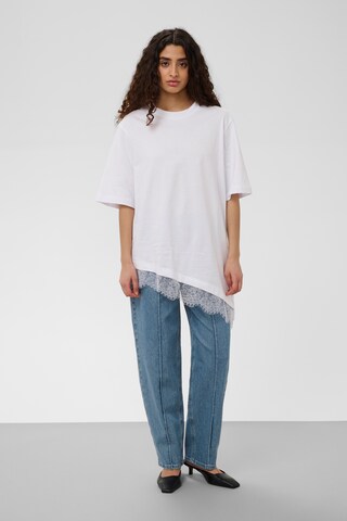 SOAKED IN LUXURY - Camiseta 'SLJina' en blanco