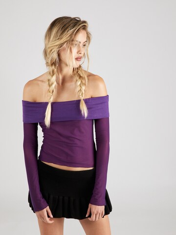 T-shirt 'Beryl' SHYX en violet : devant