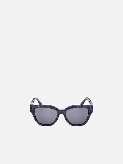 MAX&Co. Sunčane naočale 'Max &co MO0138 Light blue/texture 52/17/140 Women Sunglasses' veličine 52 u plava, Pregled proizvoda