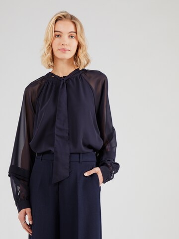 COMMA Blouse in Blauw: voorkant
