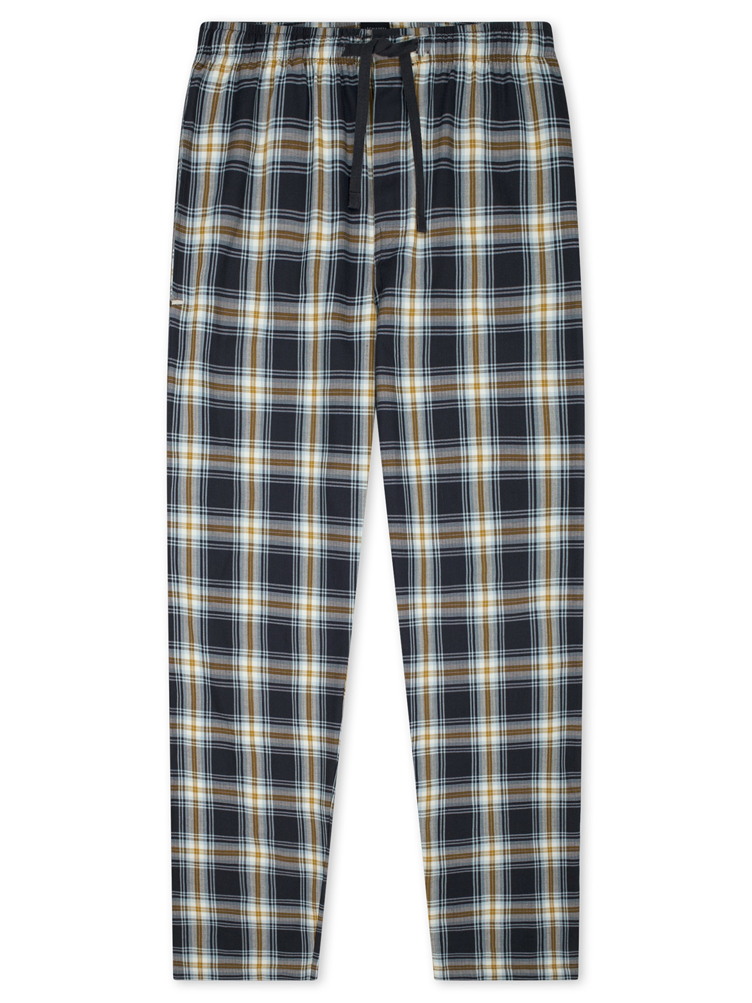 SCHIESSER Pajama Pants ' Mix Relax ' in Blue: front