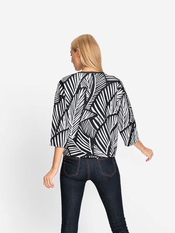 heine Bluse in Schwarz