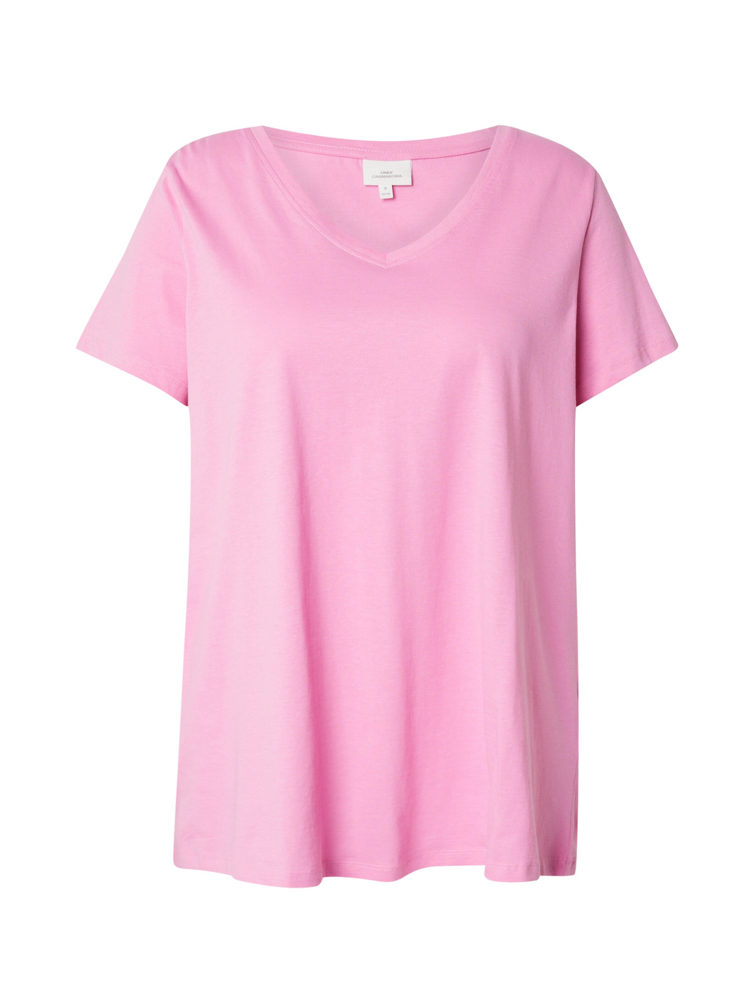ONLY Carmakoma Μπλουζάκι 'CARBONNIE' σε ροζ: μπροστά