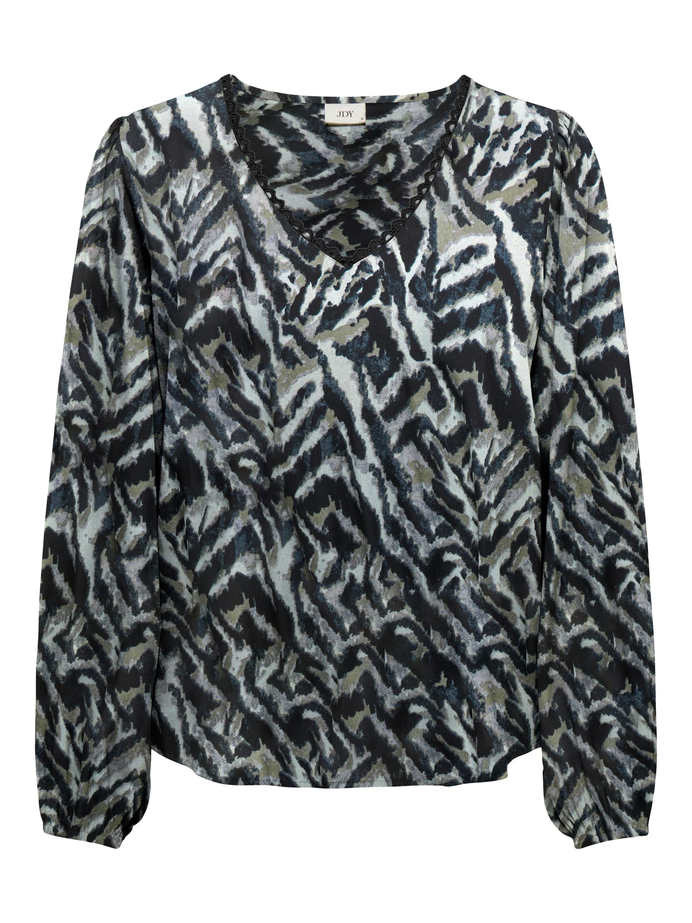 JDY Blúz 'CAINE' - fekete: elől