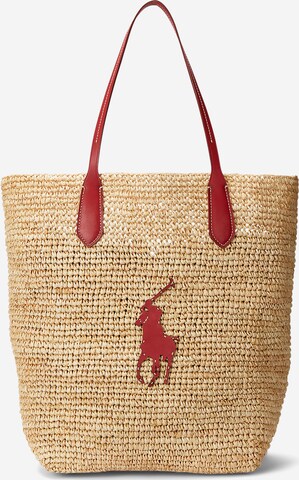 Polo Ralph Lauren Shopper in Beige: voorkant