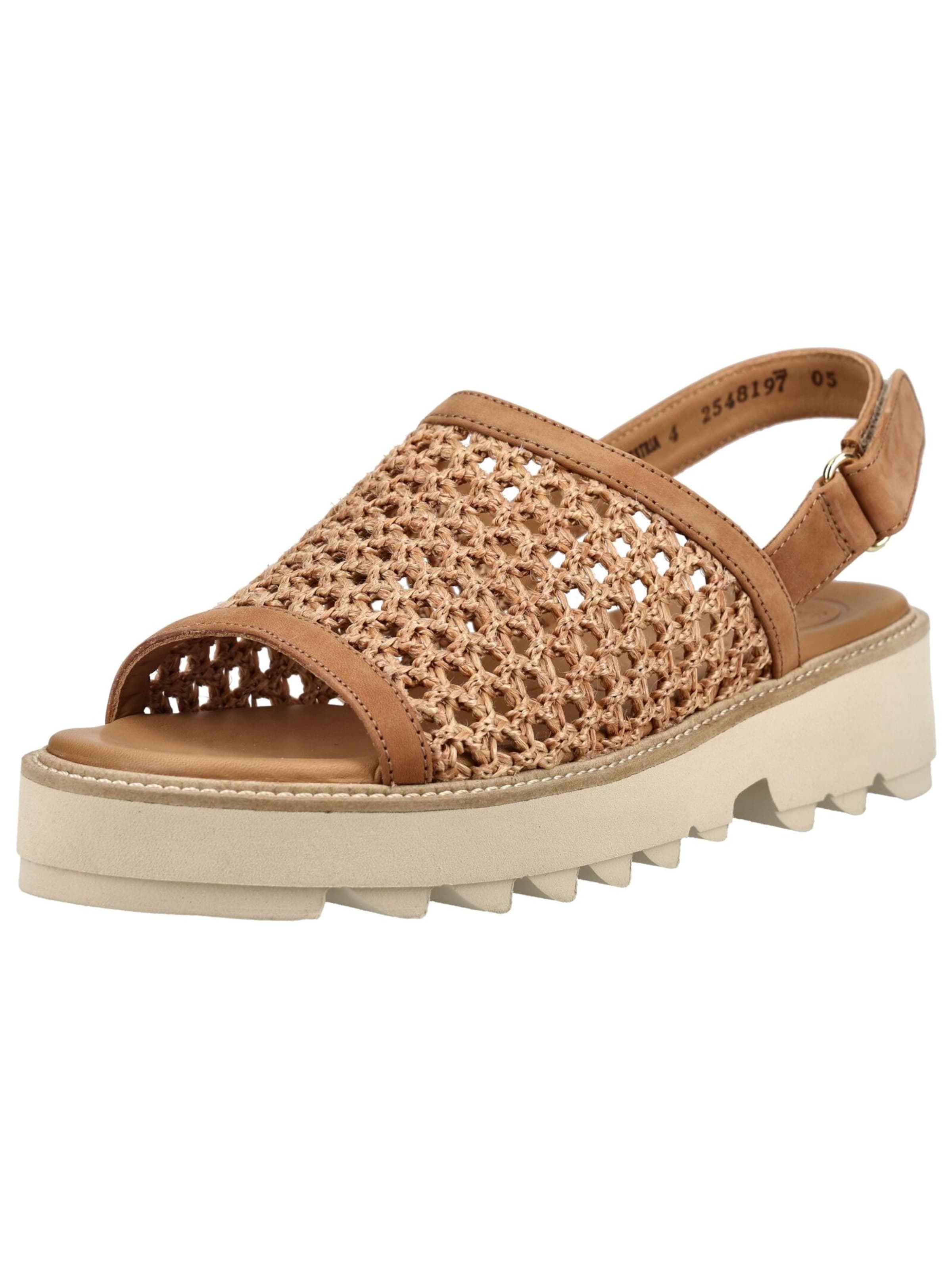 Sandales à lanières Paul Green en marron : devant