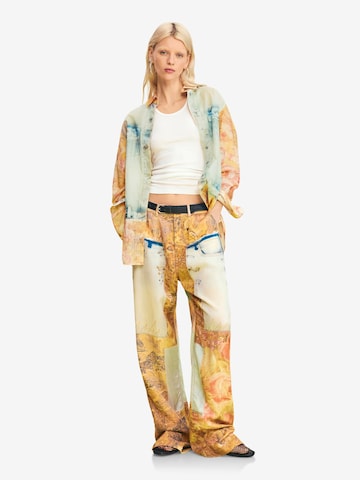 Desigual Блуза в жълто