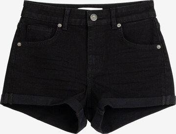 Bershka Shorts in Schwarz: predná strana