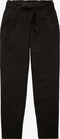 TOM TAILOR DENIM Regular Pants in Black: front