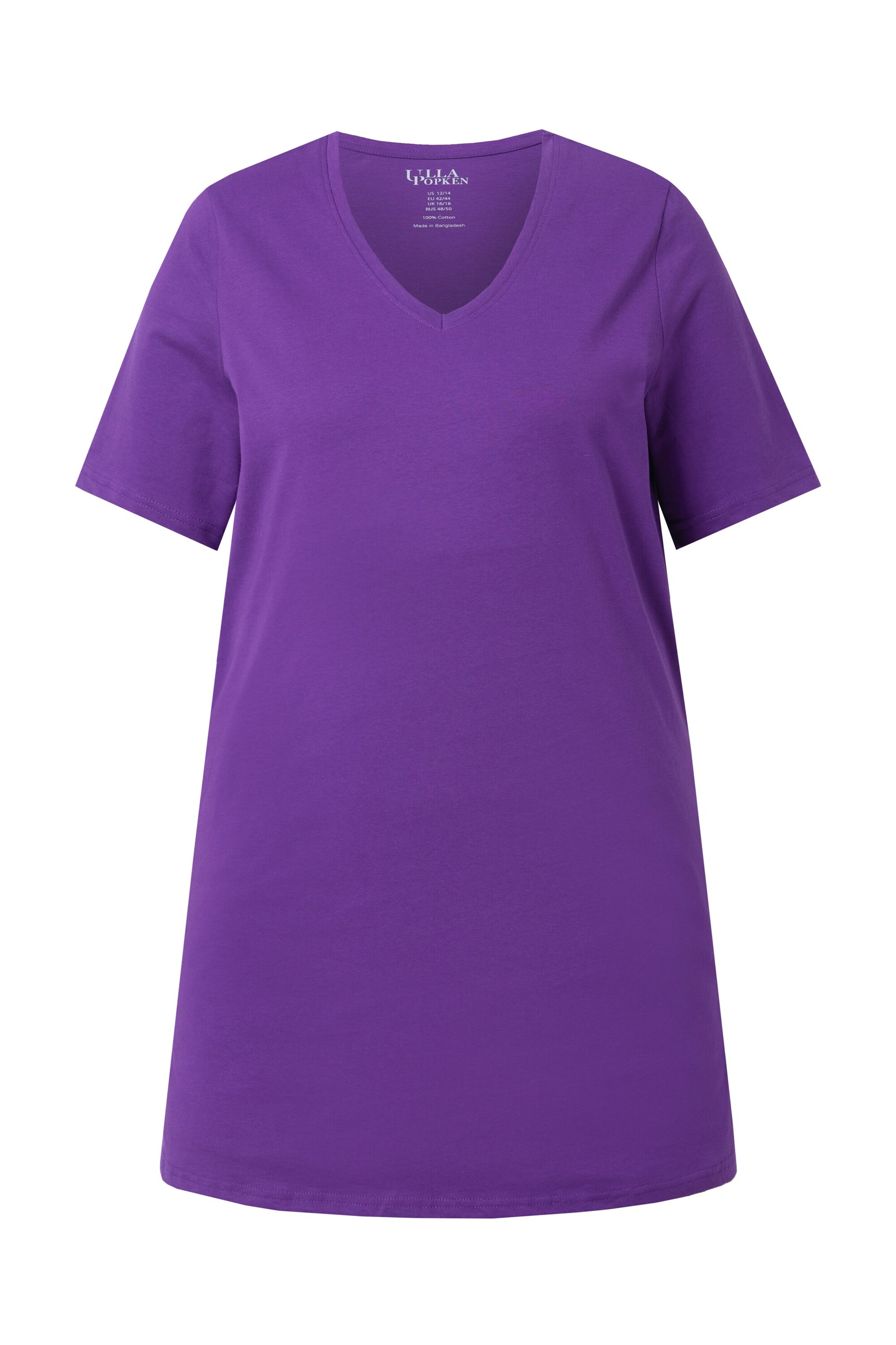 Ulla Popken Shirt in Lila: voorkant