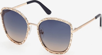 Occhiali da sole di GUESS in oro: frontale