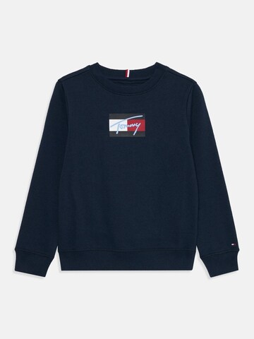 TOMMY HILFIGER Sweatshirt 'Felpa' in Blauw: voorkant