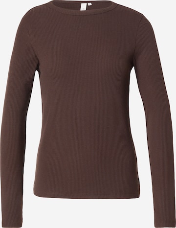 QS Shirt in Braun: Vorderseite