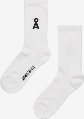 ARMEDANGELS Socks 'SAAMU' in White: front
