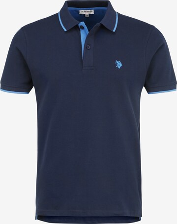 T-Shirt U.S. POLO ASSN. en bleu : devant