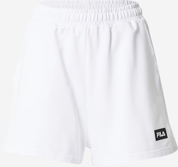 Regular Pantalon 'BANAZ' FILA en blanc : devant