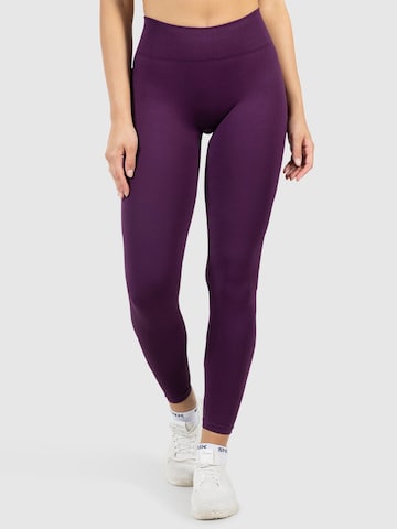 Skinny Leggings 'Cetrina' Smilodox en violet : devant