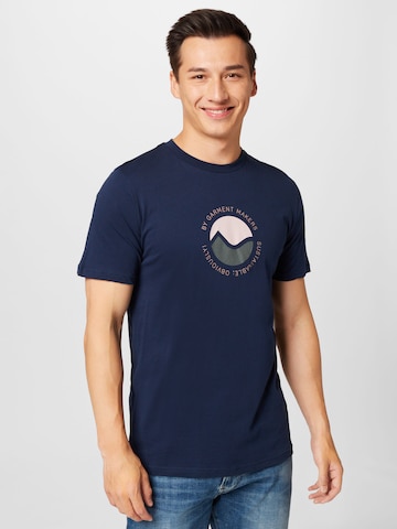 By Garment Makers T-Shirt 'Lorenzo'  (GOTS) in Blau: predná strana