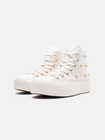 CONVERSE - Sapatilhas altas 'CTAS' em branco