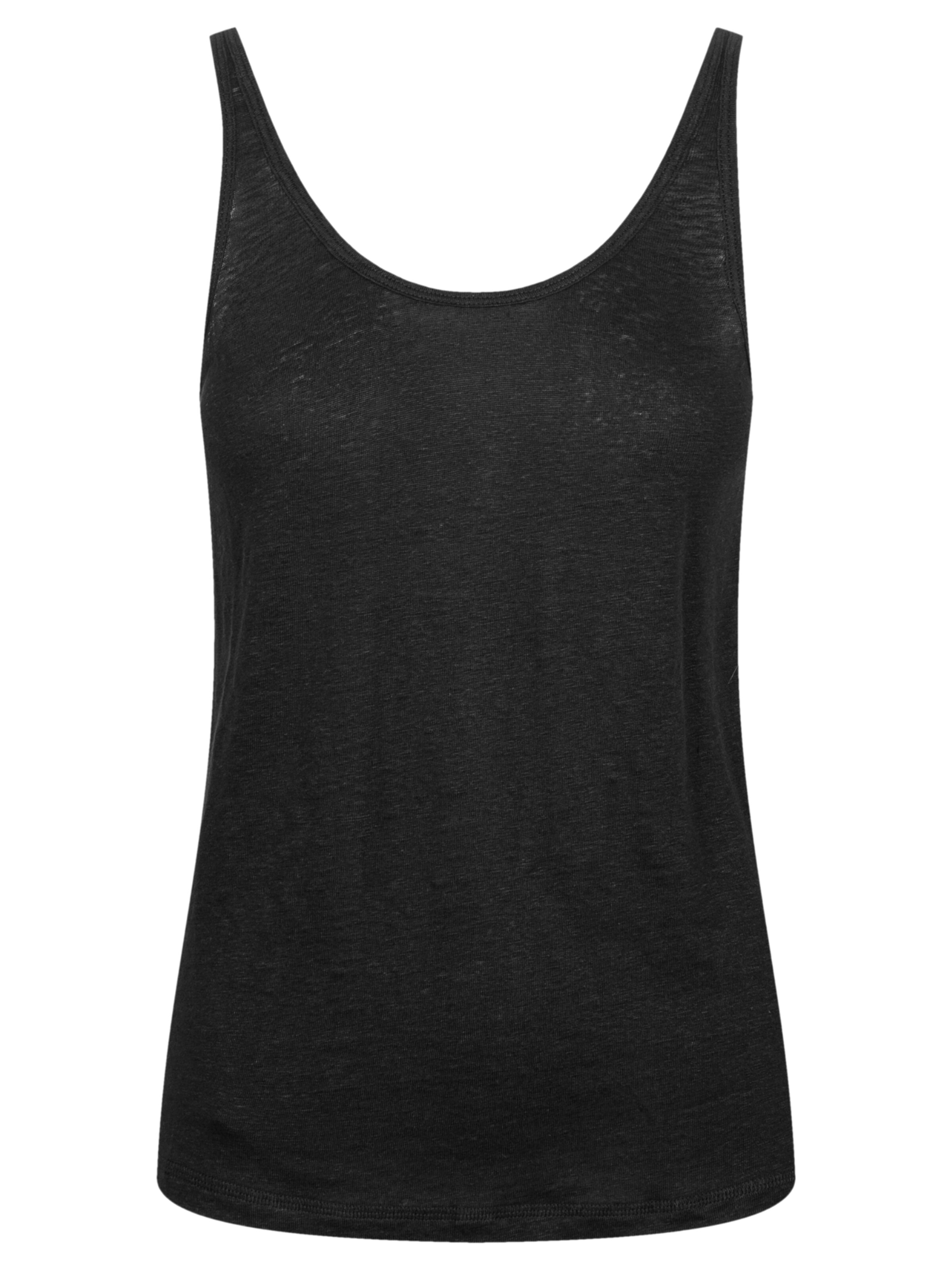 Gai+Lisva Unterhemd 'Synne' in Schwarz: Vorderseite