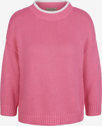 Pull-over Uta Raasch en rose : devant