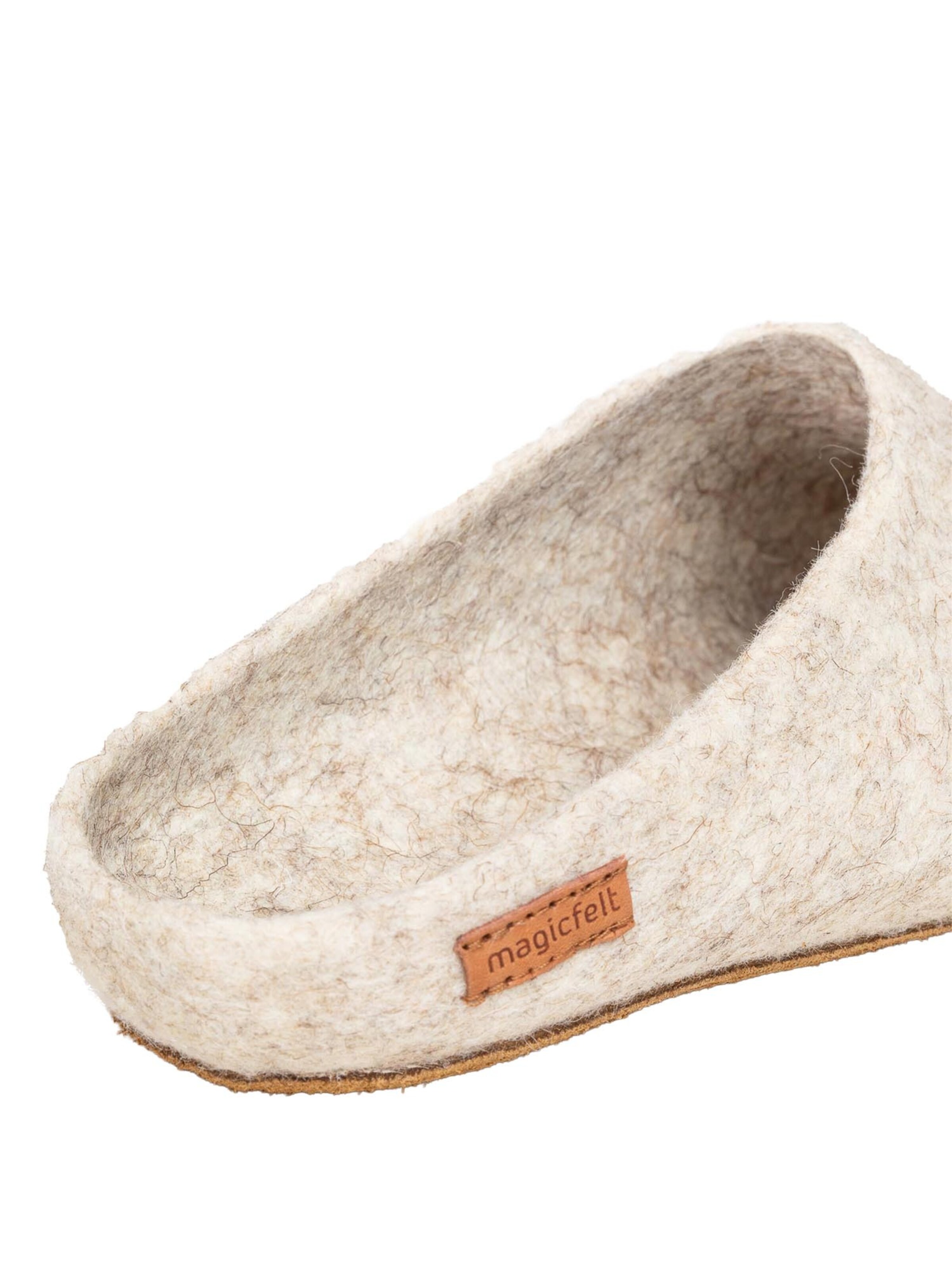 MagicFelt Mules 'Filz' in White