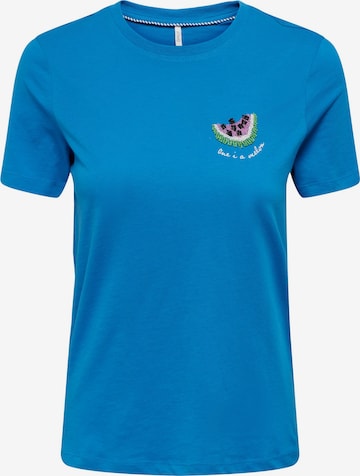 ONLY Shirt 'KITA' in Blauw: voorkant