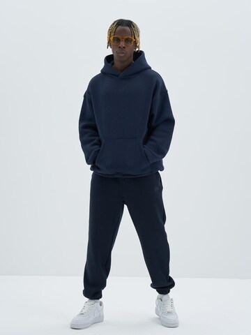 Ossy Homer Sweatshirt 'Oversize Puffy Hoodie' in Blau