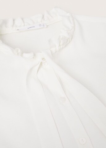 MANGO Blouse 'Fru' in White