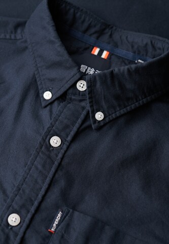 Superdry Regular fit Overhemd 'Essentials' in Blauw