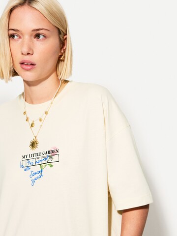 Bershka Shirt in Beige