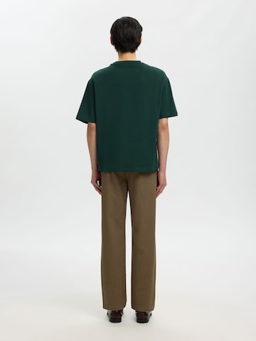 SELECTED - Camiseta en verde