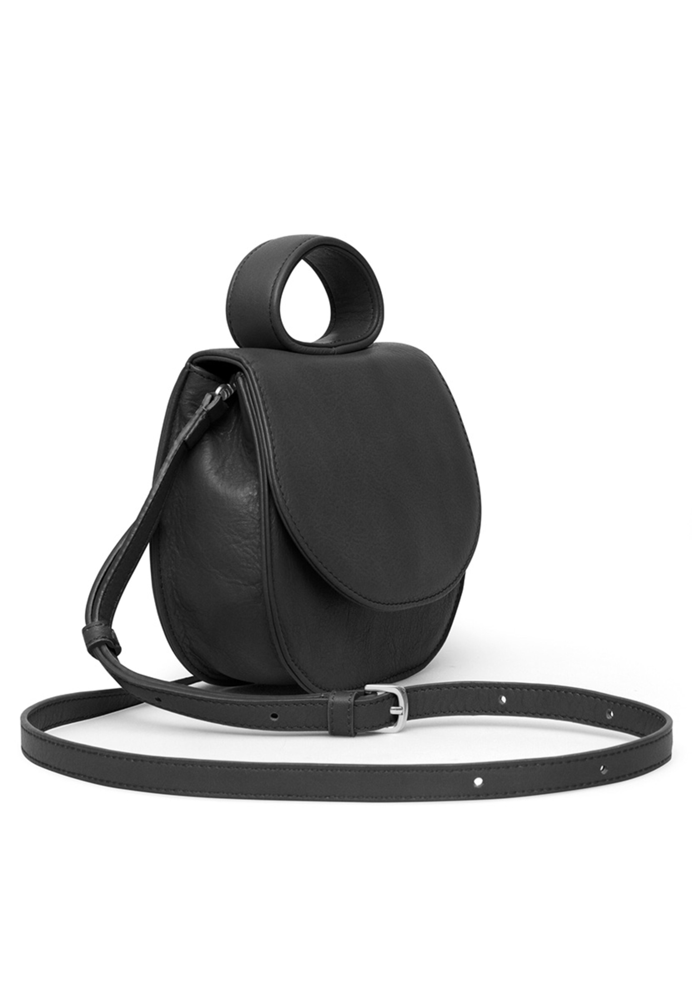 Gretchen Schultertasche 'Ebony Mini Loop Bag' in Schwarz