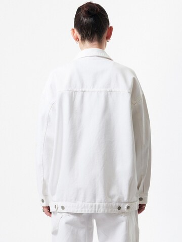 Dr. Denim Between-season jacket 'Ina Worker' in White