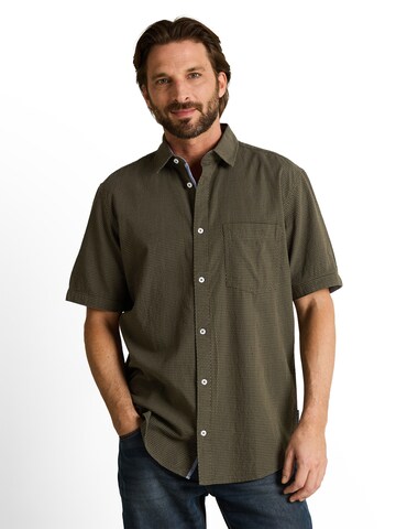 TOM TAILORRegular Fit Košulja - zelena boja: prednji dio