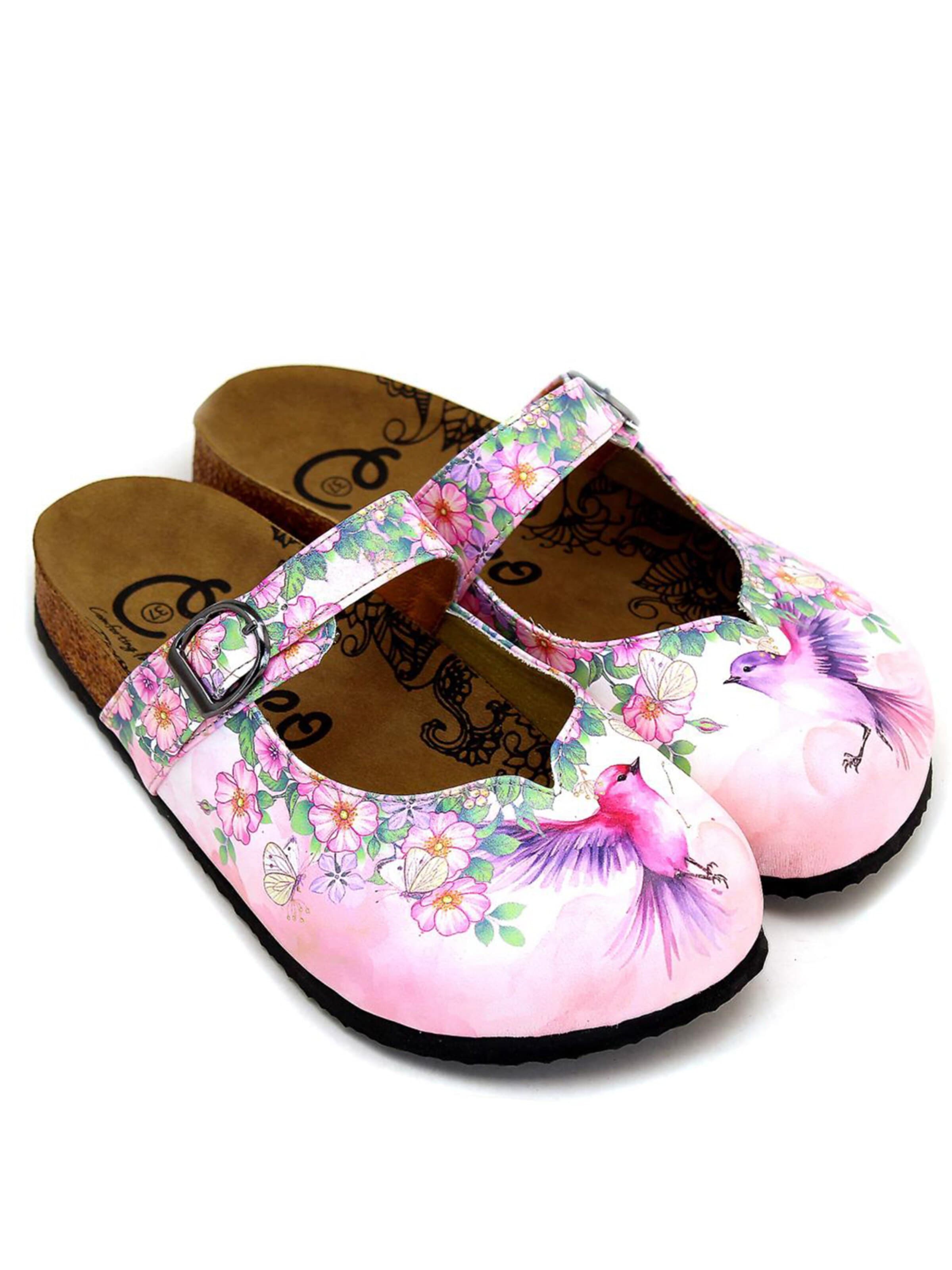 Goby Clogs 'Calceo'‌‌‌‌‌ in Pink