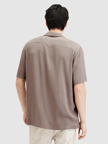 AllSaints Regular fit Button Up Shirt 'VENICE' in Brown