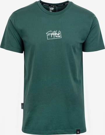 T-Shirt 'Thomas' SPITZBUB en vert : devant
