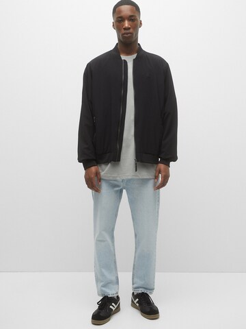 Pull&Bear Between-season jacket in Black