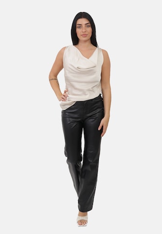 Elara Blouse in Beige