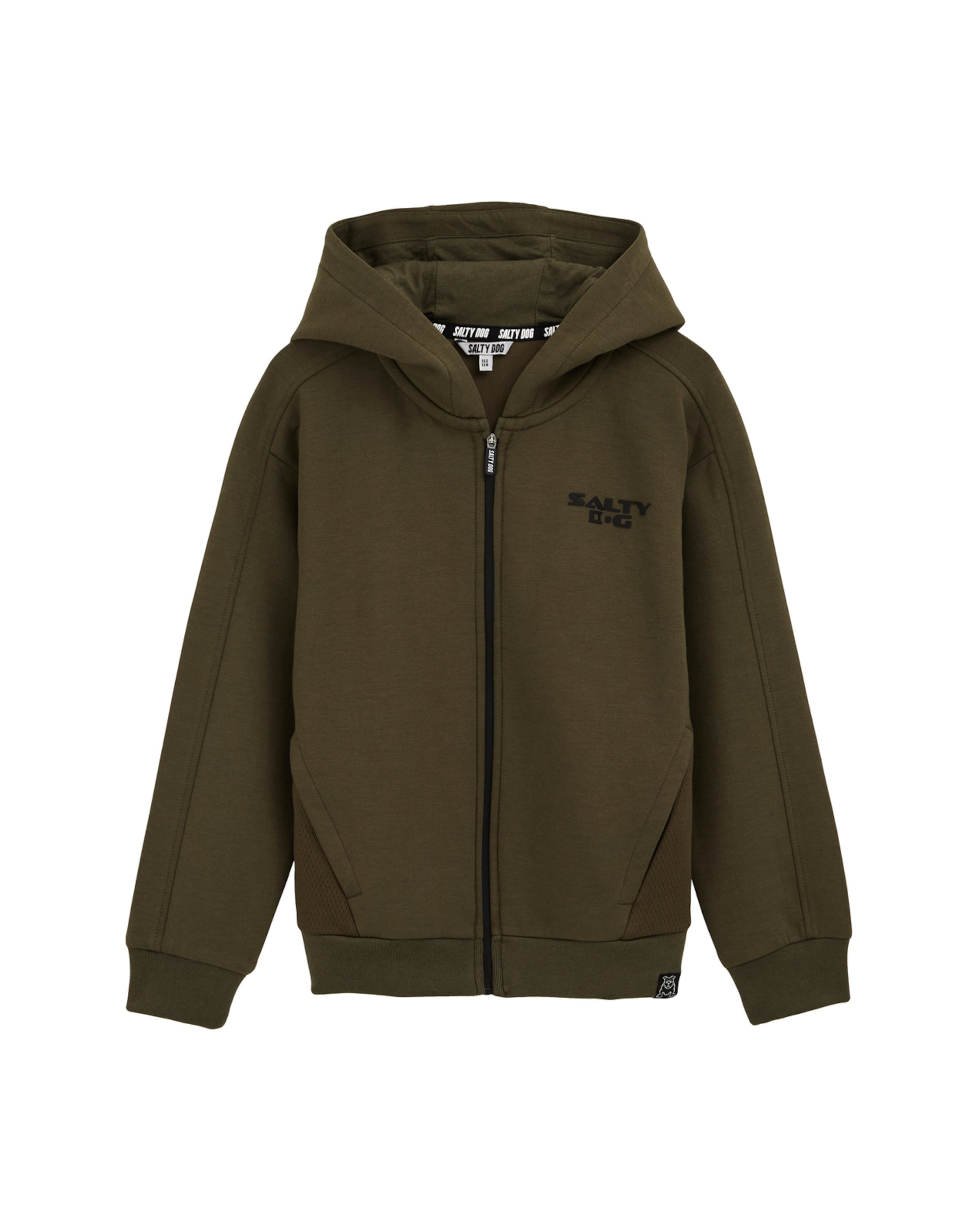 WE Fashion Sweatjacka i grön: framsida