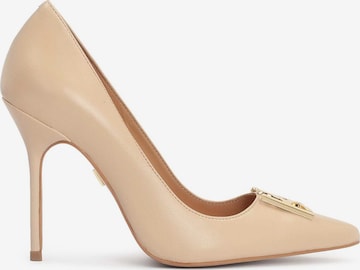 Kazar - Zapatos con plataforma en beige