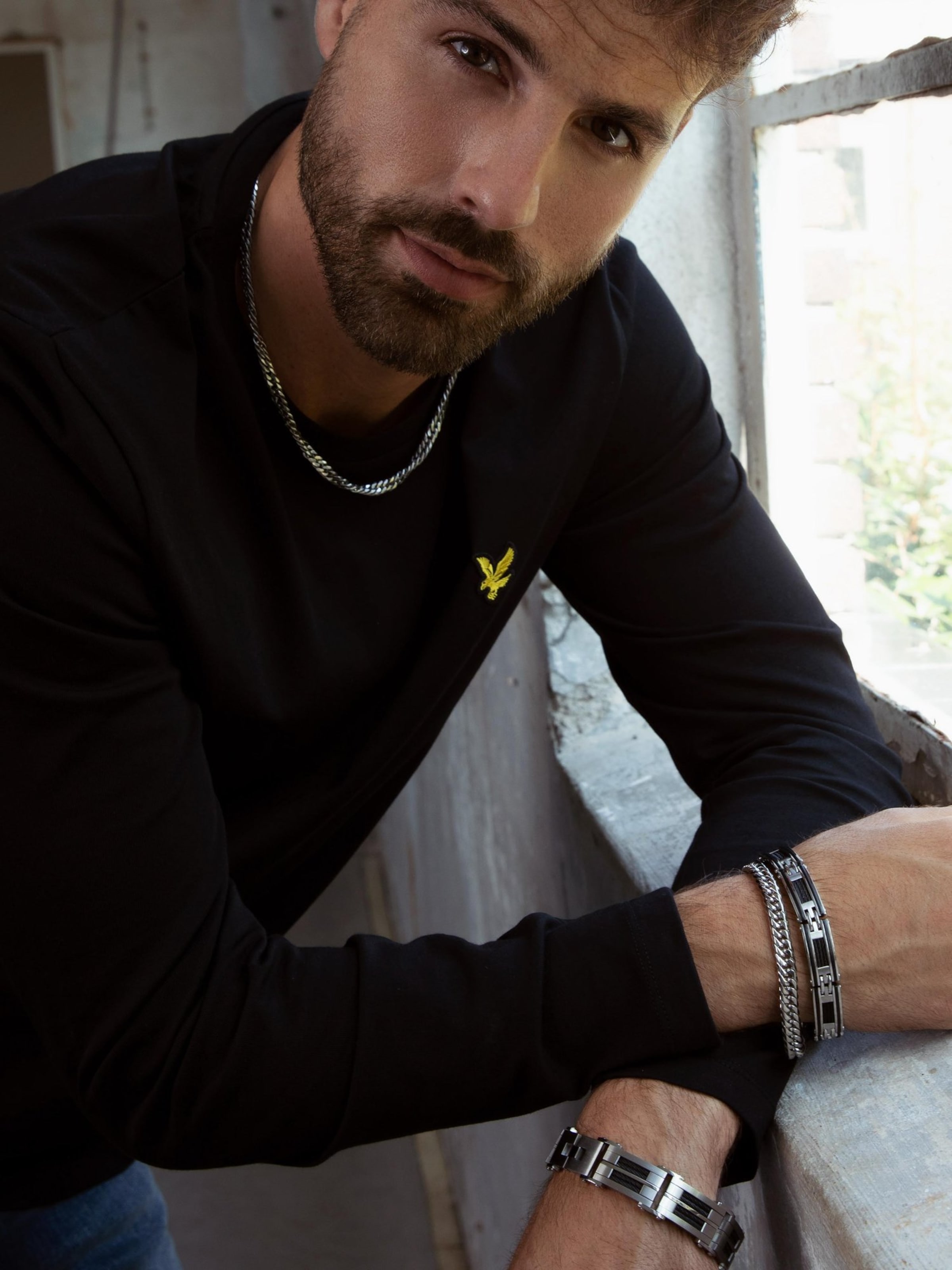 Lucardi Armband in Zilver: voorkant