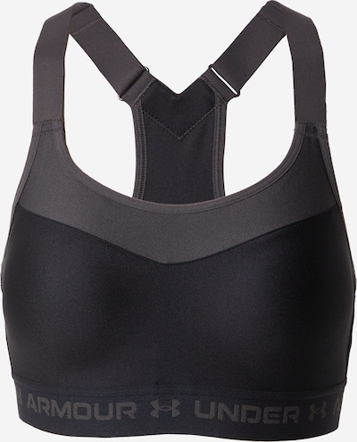 UNDER ARMOUR Soutien-gorge de sport en gris / noir, Vue avec produit