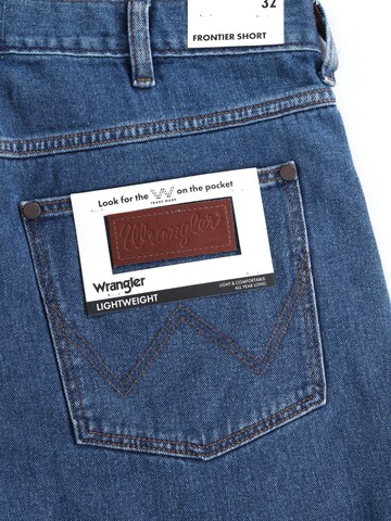 WRANGLER Loosefit Jeans 'LIGHT & SOFT FRONTIER DARK STONE SHORTS' in Blauw