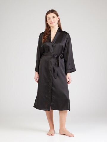 Robe de chambre 'STARRY' ETAM en noir : devant